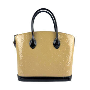 Louis Vuitton Monogram Vernis Lockit Handbag Dune